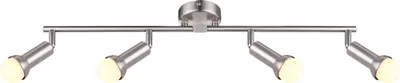 Produktbild von Globo Deckenleuchte Dl Nickel Matt, Chrom, 4Xe14 Led 56044-4