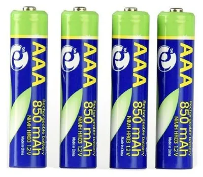 Immagine prodotto di gembird Wiederaufladbare AAA-Sofortbatterien, 850 mAh, 4er