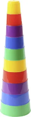 Image de Pyramide grande, 10 pièces - Jeu d'empilage