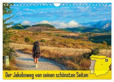 Produktbild von Der Jakobsweg von seinen schönsten Seiten! (Wandkalender 2027 DIN A4 quer), CALVENDO Monatskalender