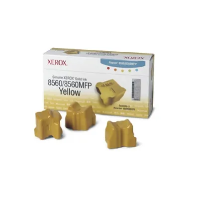 Productafbeelding van Xerox 108R00725 Colorstix inktpatroon, geel, voor Xerox Phaser 8560
