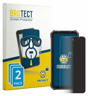 Produktbild von 2x BROTECT Sichtschutzfolie für Ulefone RugKing 5 Pro Anti-Spy Privacy Sichtschutz Blickschutz Folie Blaulicht-Schutz
