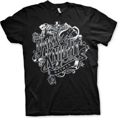 Produktbild von Inked Dark Knight T-Shirt - Medium - Black