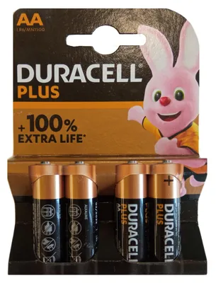 Zdjęcie produktu dla Duracell - Bateria Duracell plus AA 4szt | Blow a 4 sztuki | 20 sztuk