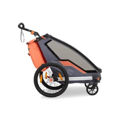 Zdjęcie produktu dla Przyczepa rowerowa FUXTEC Sportfux FX-FA1 dwuosobowa z pasami pięciopunktowymi