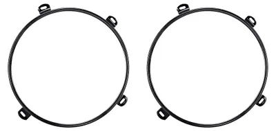 Image de Lot de 2 supports de fixation pour phares de 7 pouces, adaptés à la Jeep Wrangler TJ 2007-2018