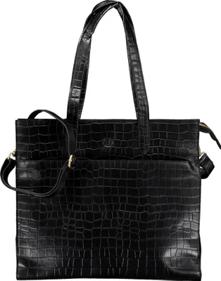 Produktbild von Hausfelder Manufaktur Shopper Kroko Schwarz 35