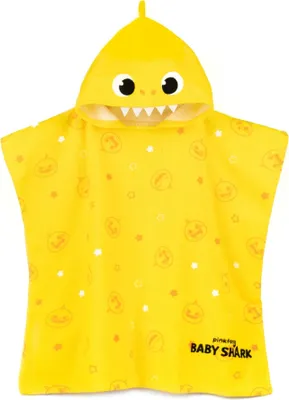 Obrázek produktu pro Baby Shark - ručník s kapucí pro děti NS7015 (jedna velikost) (žlutá/bílá)