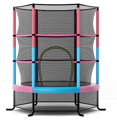 Trampoline mit Sicherheitsnetz, Ø165 cm, bis 135 kg, für Kinder ab 3 Jahren