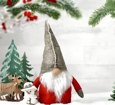 Produktbild von 20 Servietten Tomte and Snowman - Wichtelfigur in Handarbeit 33x33cm