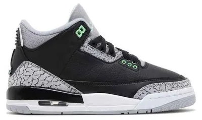 Produktbild von Air Jordan 3 Retro GS Green Glow - EU: 37.5