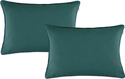 Produktbild von ESPRIT Zierkissenhülle FUN-2 Grün 38 x 58 cm - 2er Set