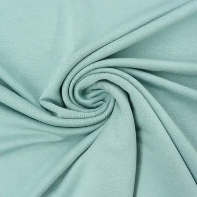 Produktbild von Bekleidungsstoff Meterware elastisch Modal einfarbig blau
