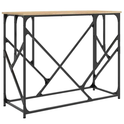 Zdjęcie produktu dla vidaXL Stolik konsola dąb sonoma 100x40x80 cm materiał drewnopochodny
