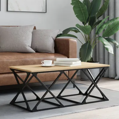 Produktbild von "2026 Promotion" Couchtisch Wohnzimmer - Kaffeetisch - Sonoma-Eiche 100x49x40 cm Holzwerkstoff - Sofatisch CC29900