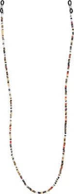 Produktbild von Stilvolle, einfache Brillenkette, rutschfest, bunte Perlen-Brillen-Lanyard-Halterung