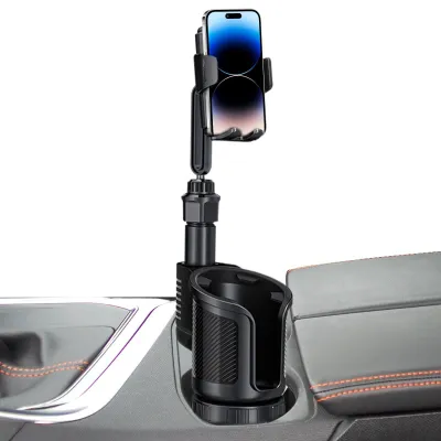 Image de Porte-gobelet et support de téléphone 2-en-1 pour voiture