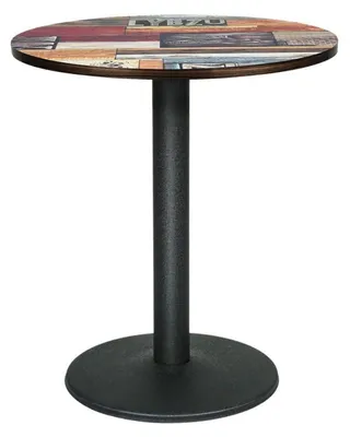 Produktbild von Bartisch mit Mittelfuß 60 x 60 x 72 cm MDF