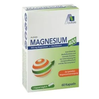 Zdjęcie produktu dla Magnez 400 mg w kapsułkach 60 kapsułek