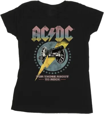 Produktbild von ACDC - "For Those About To Rock" T-Shirt für Damen BI4811 (L) (Schwarz)