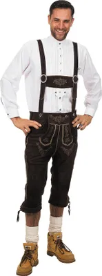 Produktbild von Lederhose  dunkelbraun - AUSLAUF, Größe:60
