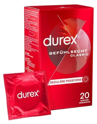 Produktbild von Durex Gefühlsecht classic Kondome 20 St