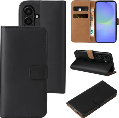 Produktbild von Handyhülle für Samsung Galaxy A37 5G Klapphülle Bookcase Flip Cover Hülle Handy Tasche Etui Farbe: Schwarz