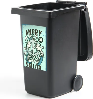Produktbild von MuchoWow® - Mültonnen-sticker - Sticker - Aufkleber für die Mülltonne