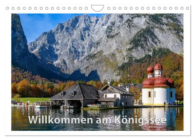 Produktbild von Willkommen am Königssee (Wandkalender 2027 DIN A4 quer), CALVENDO Monatskalender
