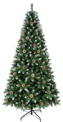Imagen del producto de Árbol de Navidad artificial de 210 cm, material: PE+PVC, base de metal