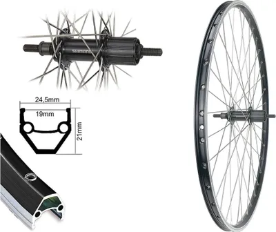 Produktbild von Bärwinkels 28 Zoll Hinterrad Shimano NN300 8,-9,-10 fach V-Brake Laufrad Hohlkammer 29" 28"