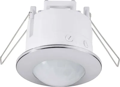 Produktbild von Renkforce 1289331 Decke, Einbau PIR-Bewegungsmelder 360 ° Relais Chrom IP20