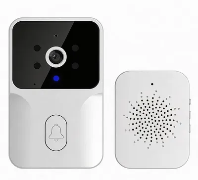 Produktbild von Videotürklingel Kabellos, Türklingel mit Kamera 1080P Nachtsicht Zwei Wege Audio, WLAN 2,4GHz App Steuerung