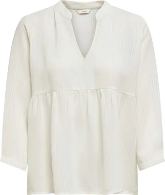 Produktbild von ONLY 15211556, Top (Kleidung), Erwachsener, Weiblich, Weiß, White / Cloud Dancer, V-Ausschnitt