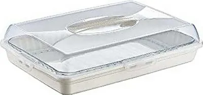 Produktbild von Kuchenplatte (31 x 10 x 45 cm) Kunststoff rechteckig