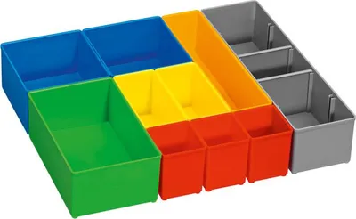 Produktbild von Boxen für Kleinteileaufbewahrung i-BOXX 72 inset box set, 10-tlg.