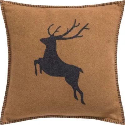 Produktbild von David Fussenegger Kissenhülle Sylt 'Hirsch' 50 x 50 cm, Braun
