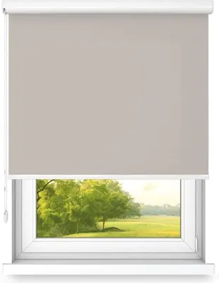 Produktbild von Time4Blinds, Rollo Fenster, Kassettenrollo Leichter Kaffee - Rechts, 110x190cm