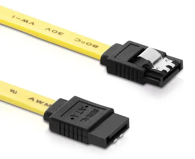 Immagine prodotto di Cavo SATA da 30 cm a 6 Gbit/s con clip metallica