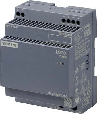 Produktbild von Siemens 6EP33336SB000AY0 LOGO!POWER 24V 4A Geregelte Stromversorgung