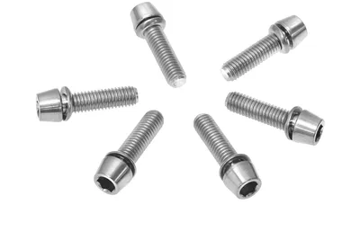 Obrázok produktu pre Ritchey WCS/Comp 4Axis skrutky predstavca, 6 ks, nerezová oceľ, strieborná