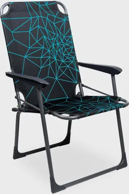 Produktbild von Camping- und Angel- Klappstuhl Fusina (Schwarz & Blau)