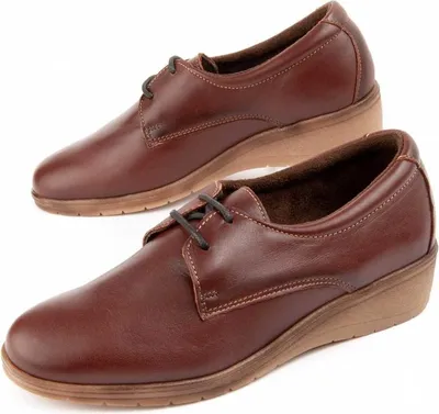 Produktbild von Purapiel Wedge Oxford Anilav Brown