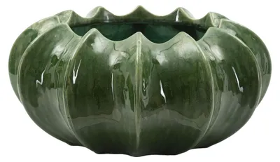 Imagen del producto de Mauro Ferretti. Maceta para cactus, color verde, Ø31x16 cm, cerámica brillante