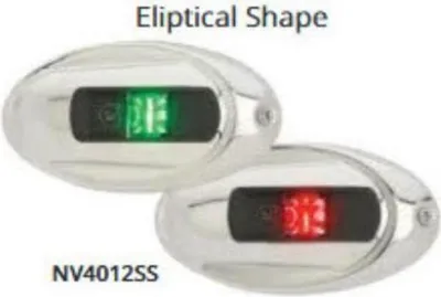 Produktbild von LED-Bordleuchten-Set Navigationslicht | Attwood NV4012SS-1