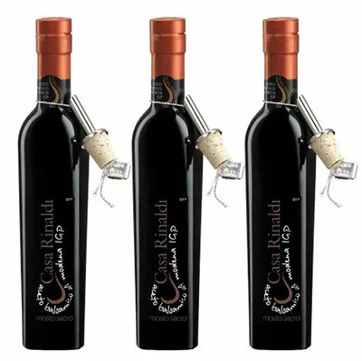 Image de Casa Rinaldi Aceto Balsamico di Modena IGP Mosto Sacro 250ml paquet de 3