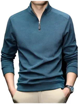 Productafbeelding van Currero Quarter Zip Heren Blauw Meer XXL