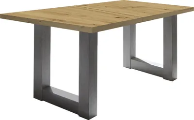 Produktbild von Esstisch ausziehbar Eila 3 140 x 90 x 75 Esszimmertisch Graphit/Asteiche 13334-140