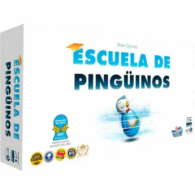 Zdjęcie produktu dla SD GAMES PINGUIN SCHOOL - Zręcznościowa gra planszowa, od 6 lat, od 2 do 4 graczy