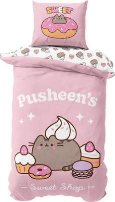 Produktbild von Bettwäsche Pusheen Katze 135x200 + 80x80 cm